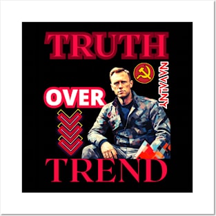 TRUTH OVER TREND Posters and Art